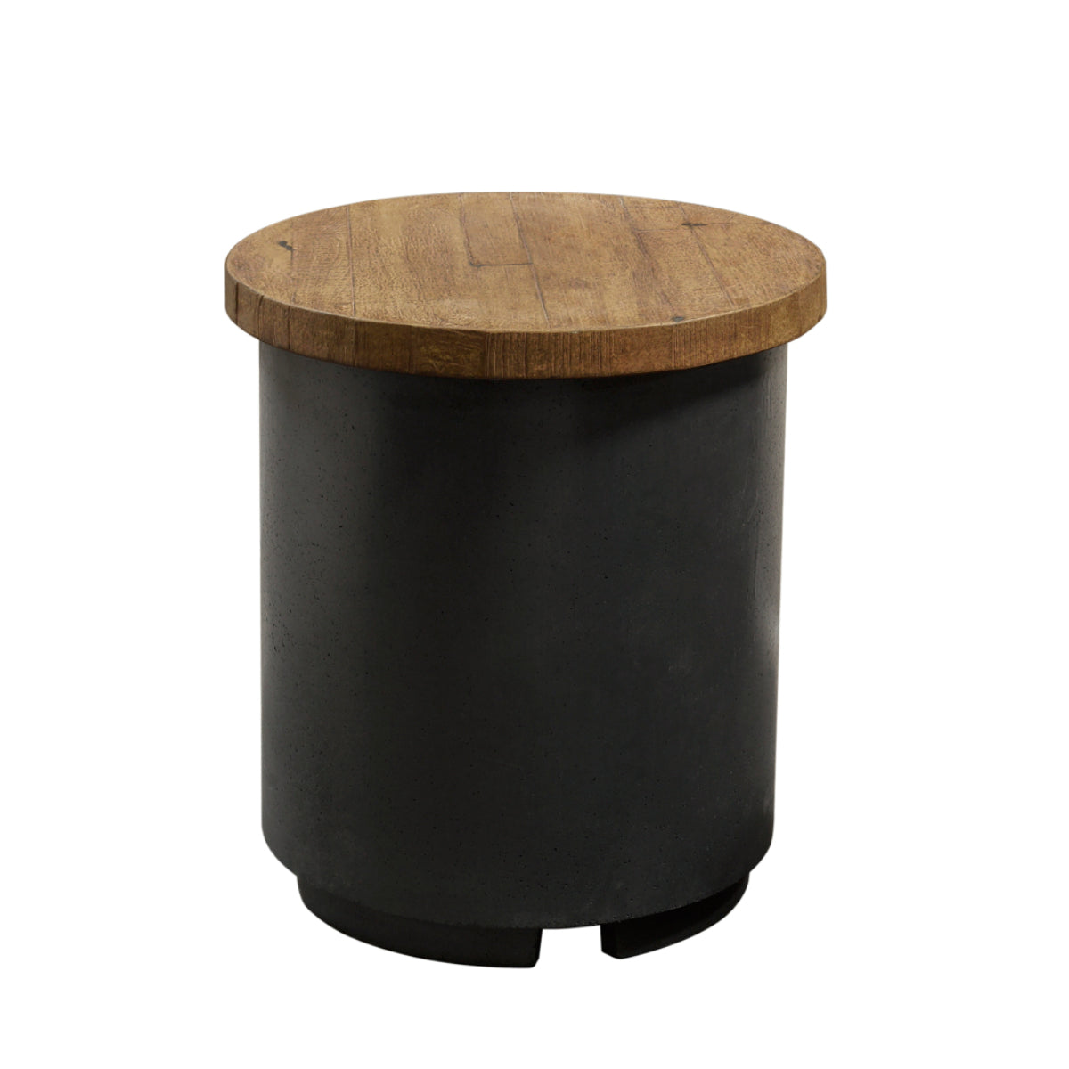 20-3/4" American Fyre Designs Contempo Tank End Table French Oak 8510-BA-FO