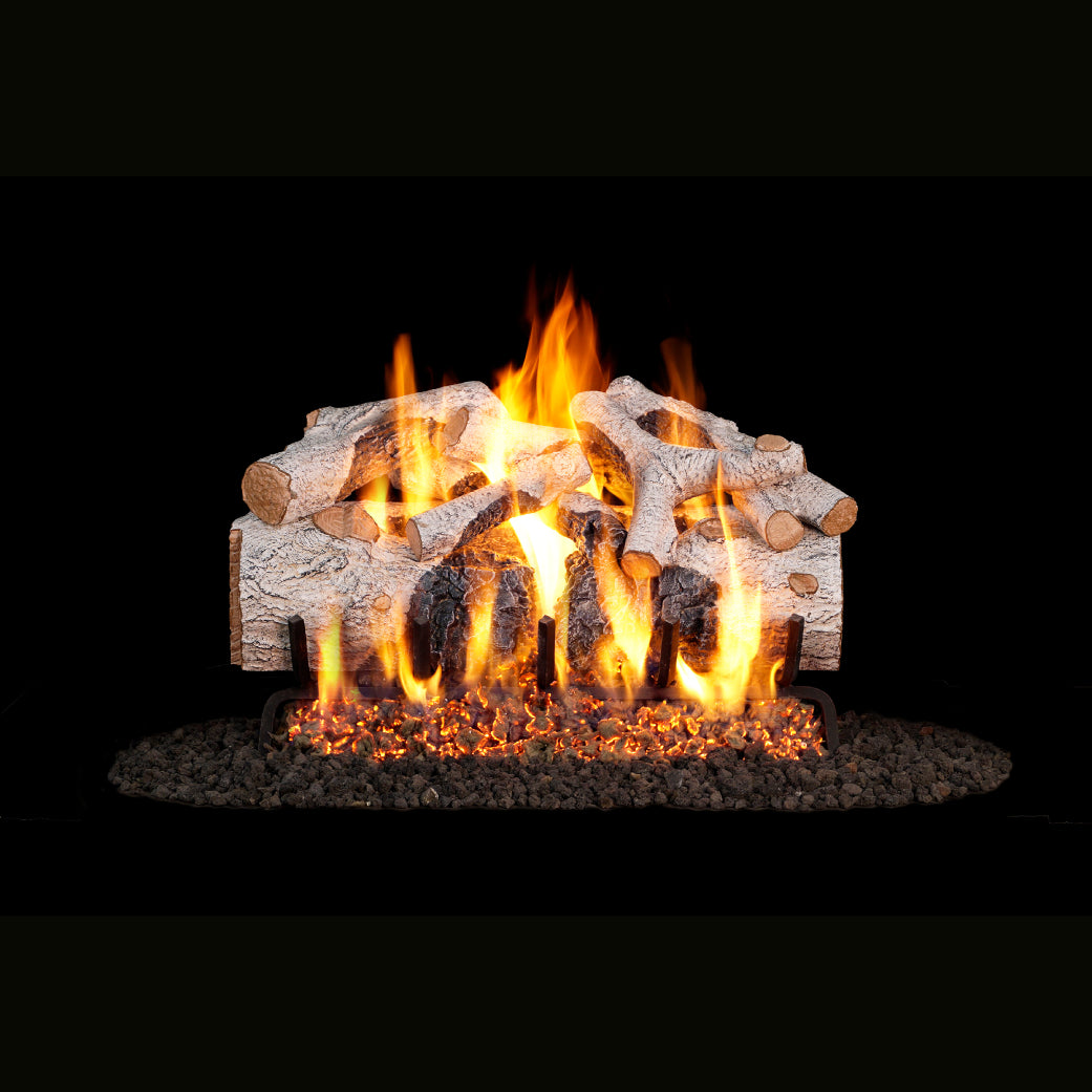 24" Real Fyre Charred Mountain Birch Gas Logs CHMBW-24