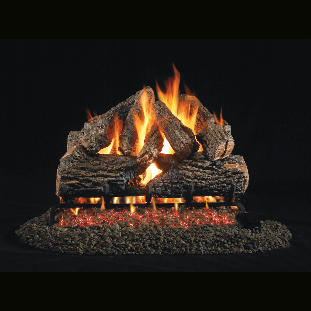 24" Real Fyre Charred Oak Gas Logs CHD-24