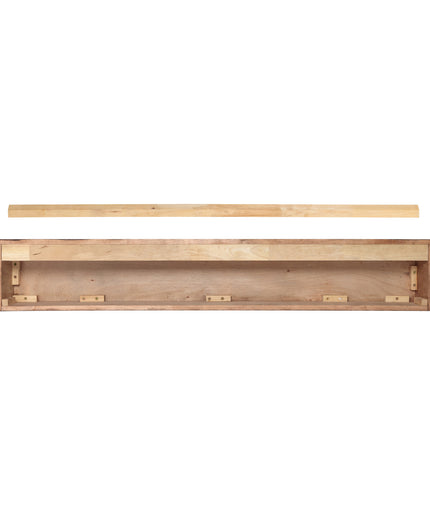 Pearl Mantels 48" Savannah Wood Fireplace Mantel Shelf 420-48-15 - Taos