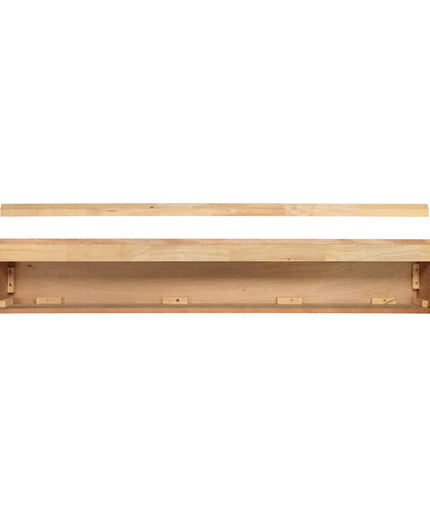 Pearl Mantels 48" Savannah Wood Fireplace Mantel Shelf 420-48 - Unfinished