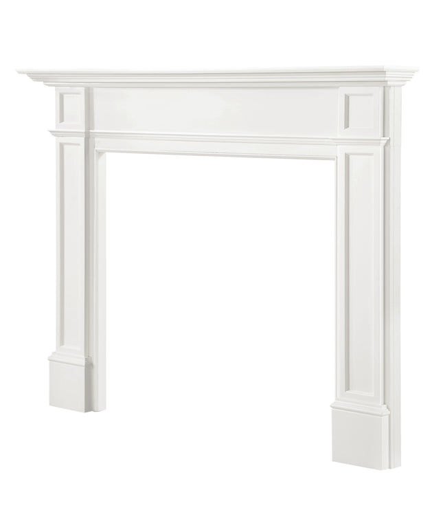 Pearl Mantels 72"W x 54"H x 8"D Marshall MDF Fireplace Mantel Surround 540-48 - White