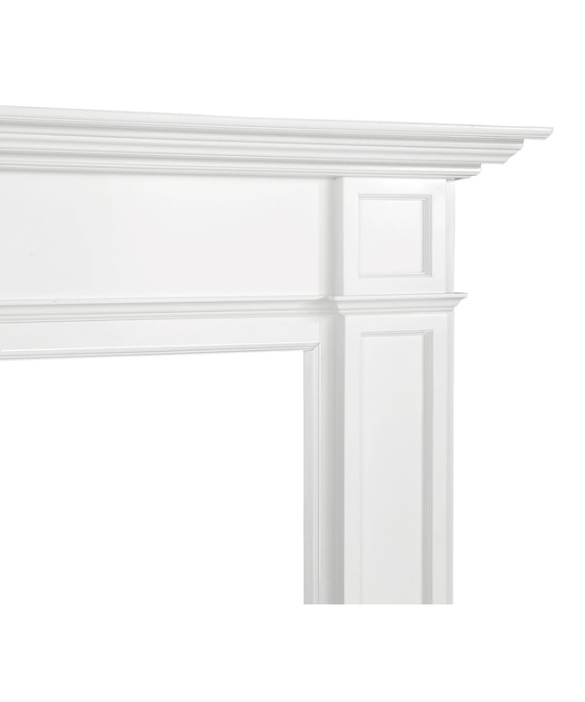 Pearl Mantels 72"W x 54"H x 8"D Marshall MDF Fireplace Mantel Surround 540-48 - White