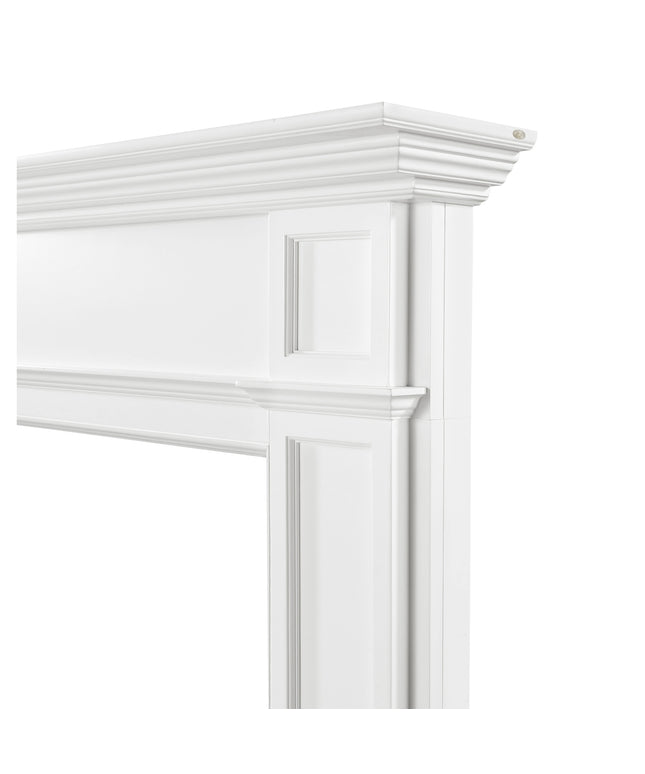Pearl Mantels 80"W x 54"H x 8"D Marshall MDF Fireplace Mantel Surround 540-56 - White