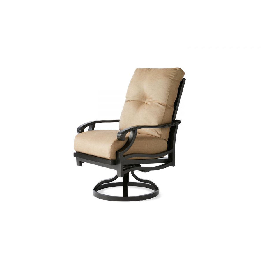 Mallin Cushion Anthem Swivel Rocking Dining Armchair AN-560 - Autumn Rust / Rochelle Spice