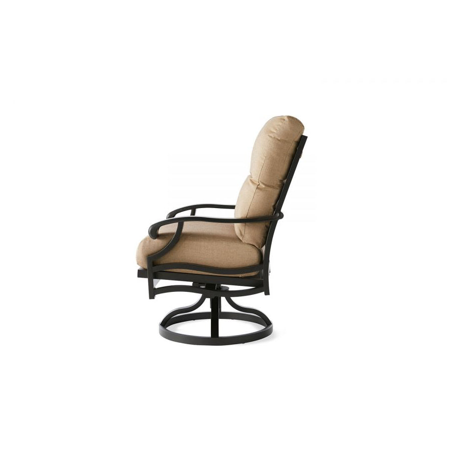 Mallin Cushion Anthem Swivel Rocking Dining Armchair AN-560 - Autumn Rust / Rochelle Spice