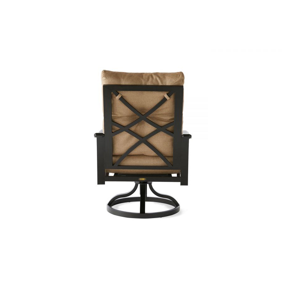 Mallin Cushion Anthem Swivel Rocking Dining Armchair AN-560 - Autumn Rust / Rochelle Spice