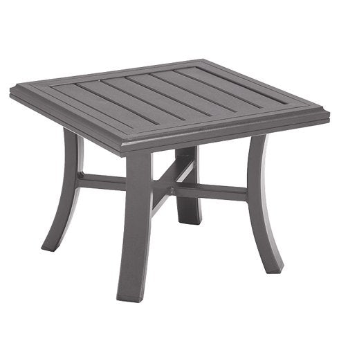 Tropitone Banchetto 24 Inch Square Tea Table 401138 - Nickel