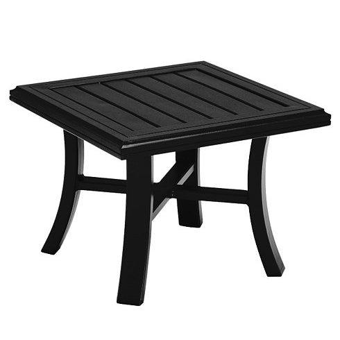 Tropitone Banchetto 24 Inch Square Tea Table 401138 - Obsidian