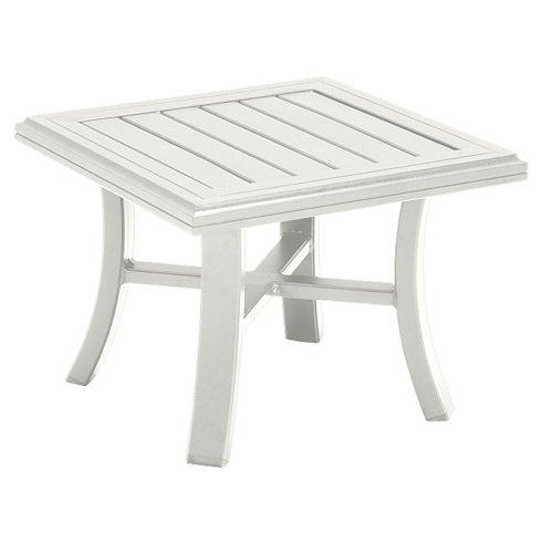 Tropitone Banchetto 24 Inch Square Tea Table 401138 - Shell
