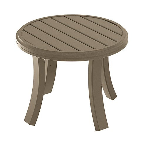 Tropitone Banchetto 24 Inch Round Tea Table 401183 - Moab