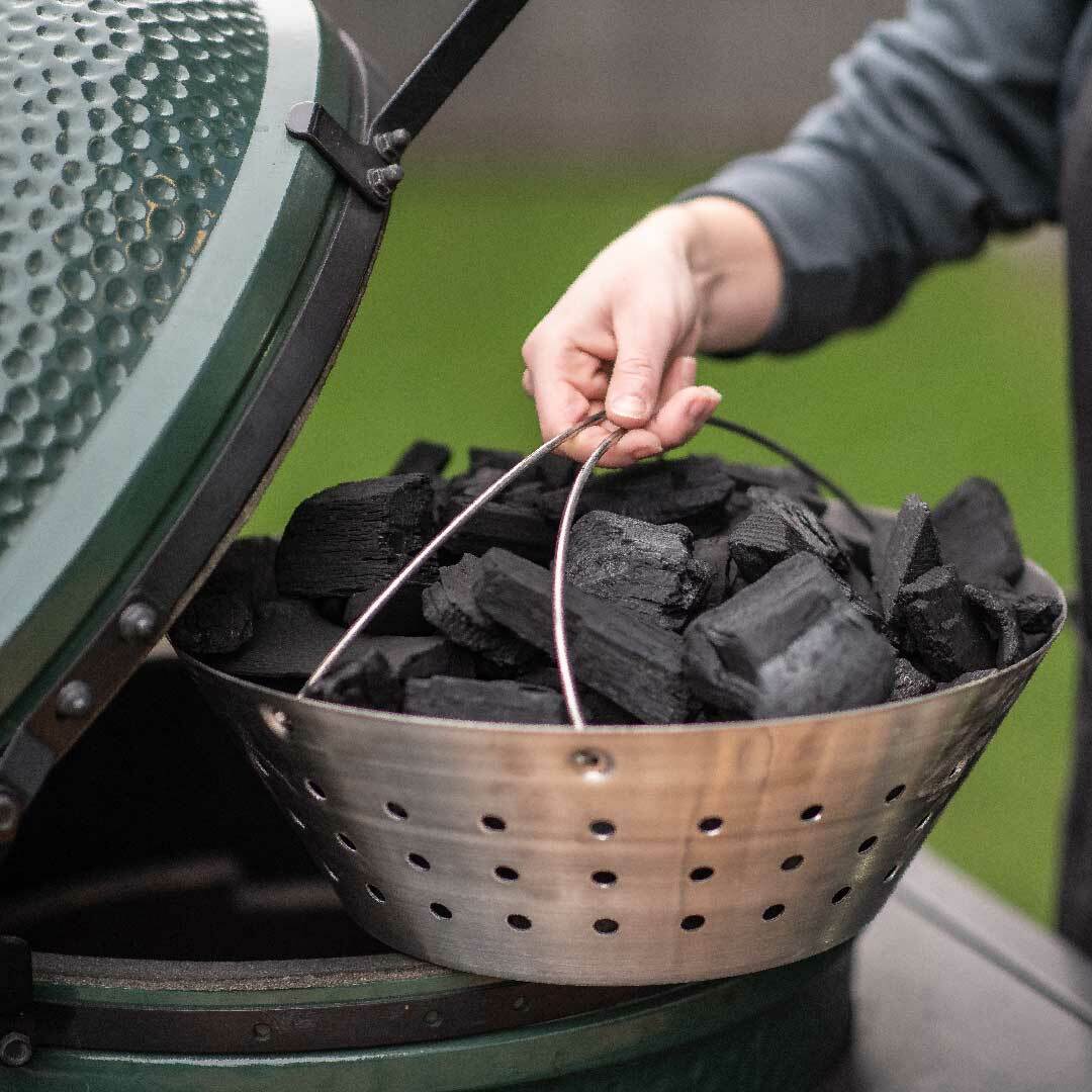 Big Green Egg Stainless Steel Fire Bowls for Large EGG 122674