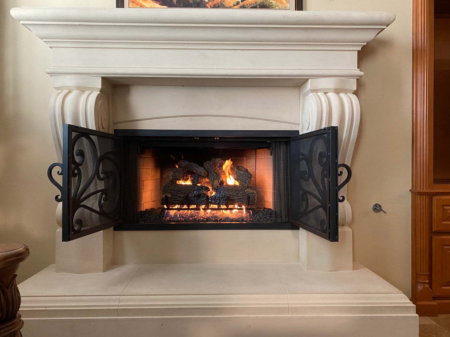 24" Real Fyre Charred Oak Gas Logs CHD-24