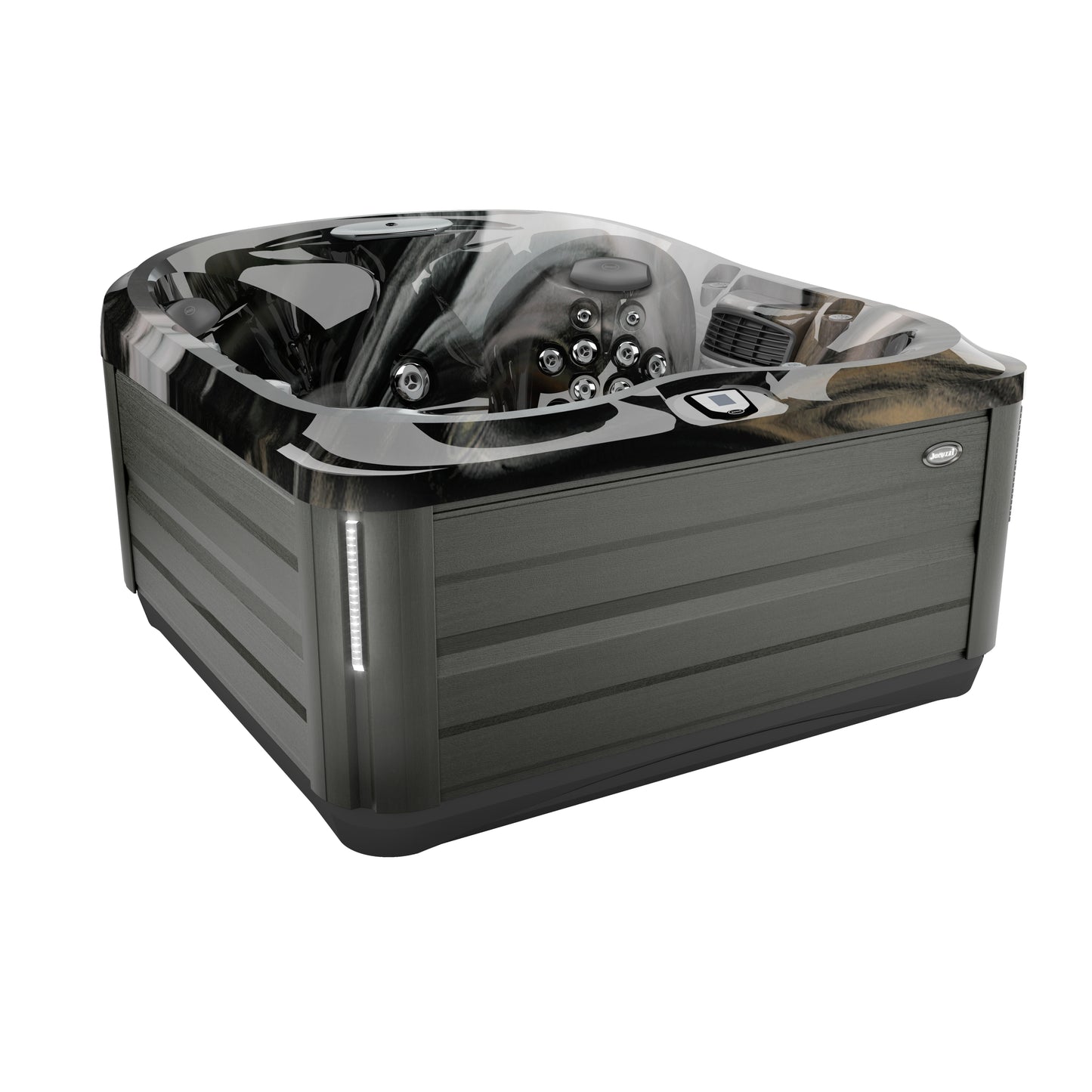 Jacuzzi® J-445™ Hot Tub Package - Midnight Smoked Ebony
