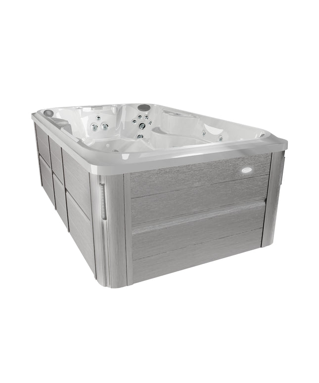 Jacuzzi® J-13™ PowerPlay™ Swim Spa Package - Platinum Brushed Gray