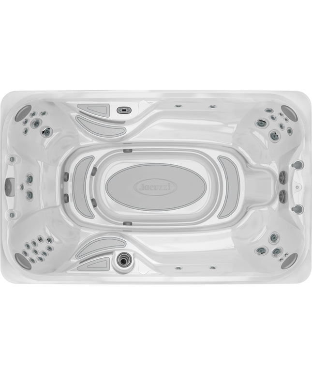 Jacuzzi® J-13™ PowerPlay™ Swim Spa Package - Platinum Smoked Ebony