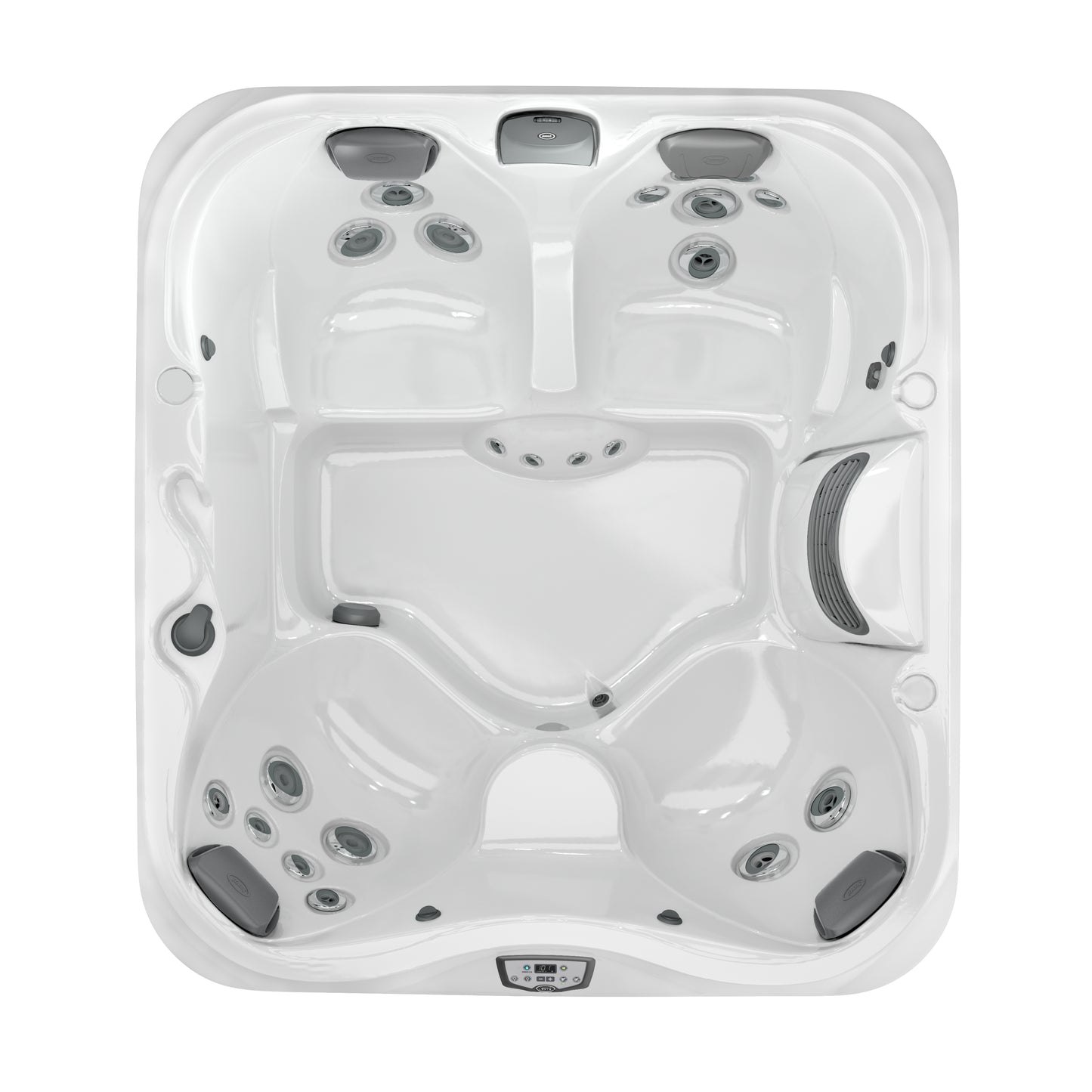 Jacuzzi® J-325™ Hot Tub Package - Platinum Smoked Ebony