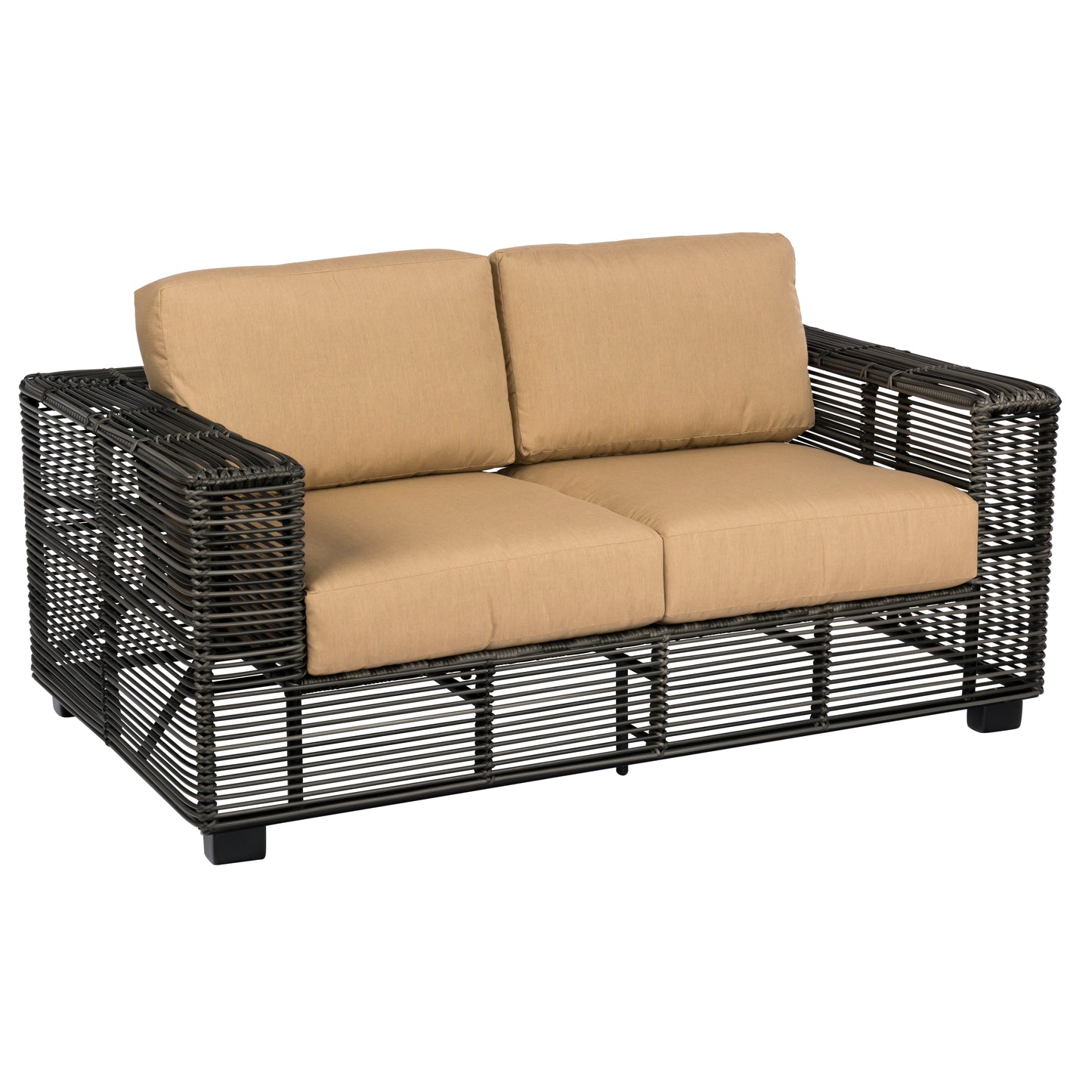 Woodard Monroe Cushion Love Seat S591021 - Sonnet Gray