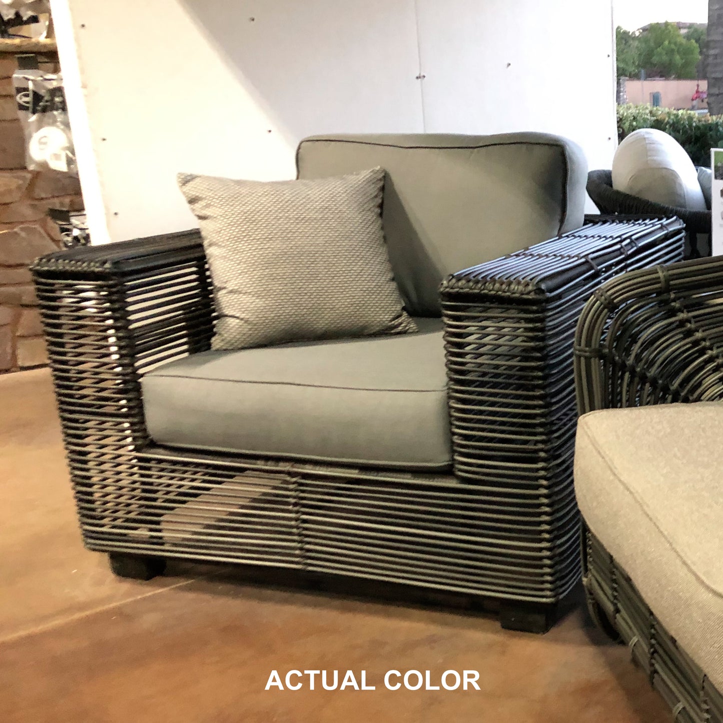 Woodard Monroe Cushion Lounge Chair S591011 - Sonnet Gray