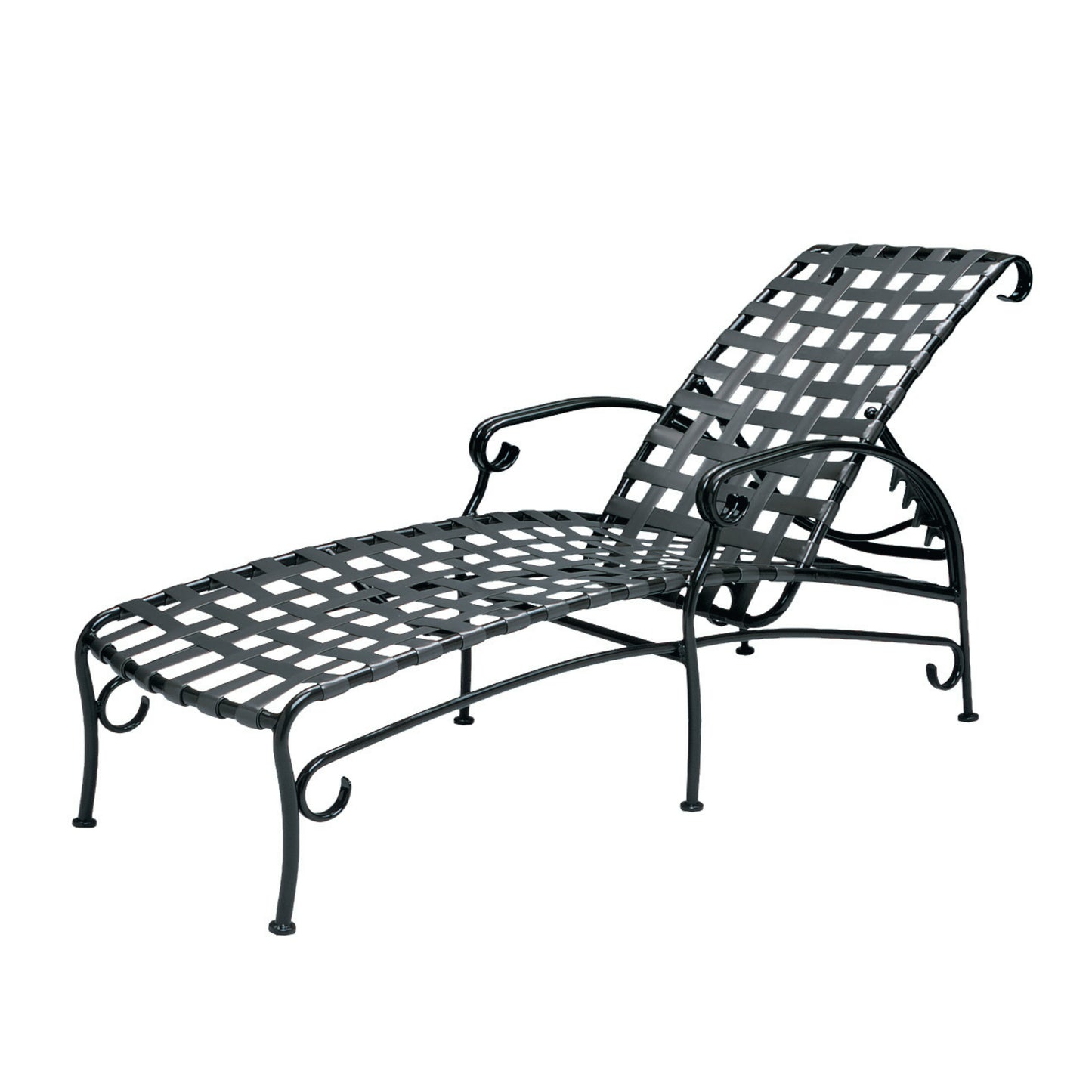 Woodard Ramsgate Strap Adjustable Chaise Lounge 16M470 - Twilight