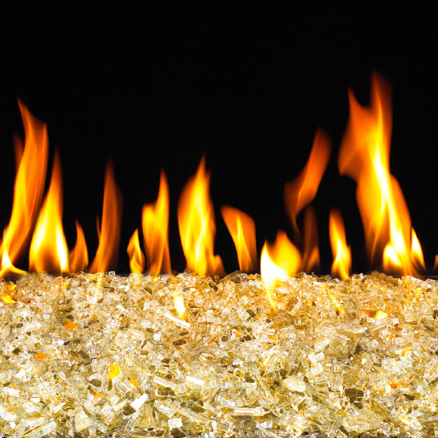 Real Fyre 10 Lbs Gold Reflective Fireglass GL-10-HR