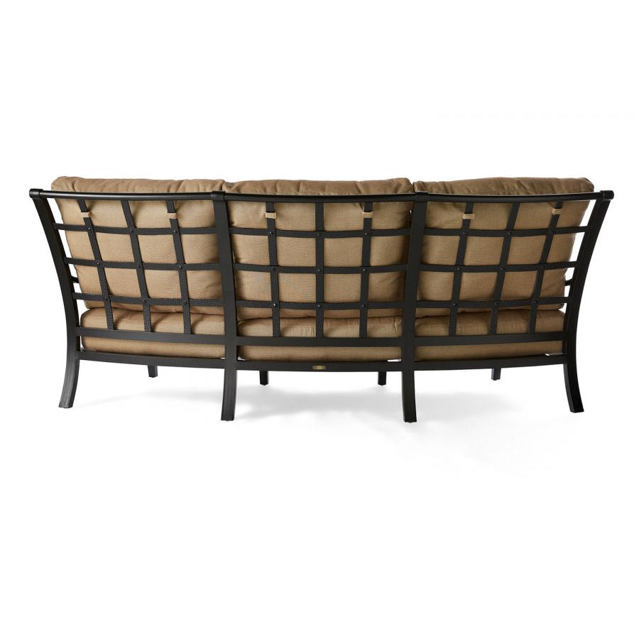 Mallin Turin Cushion Crescent Sofa TX-891 - Autumn Rust / Rochelle Spice