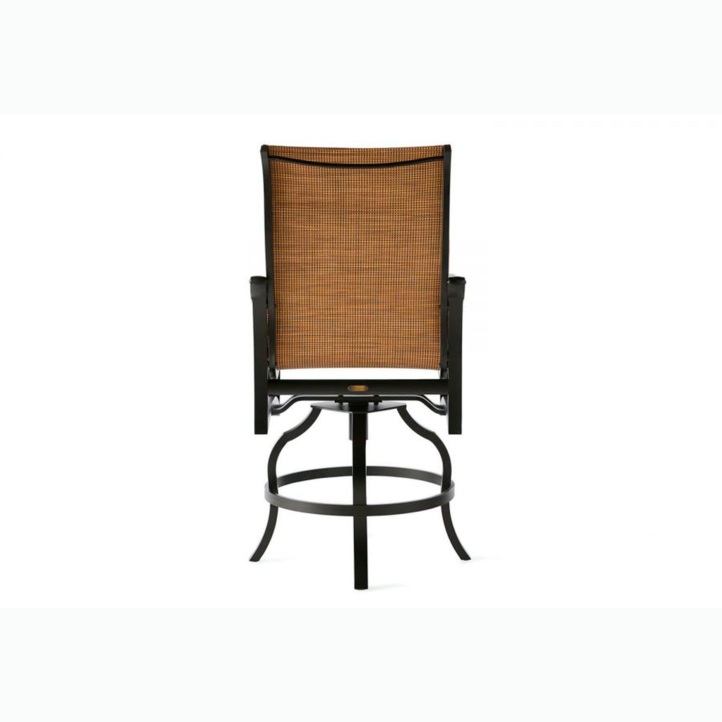 Mallin Volare Padded Sling Swivel Counter Stool VO-370S - Autumn Rust / Elevation Stone
