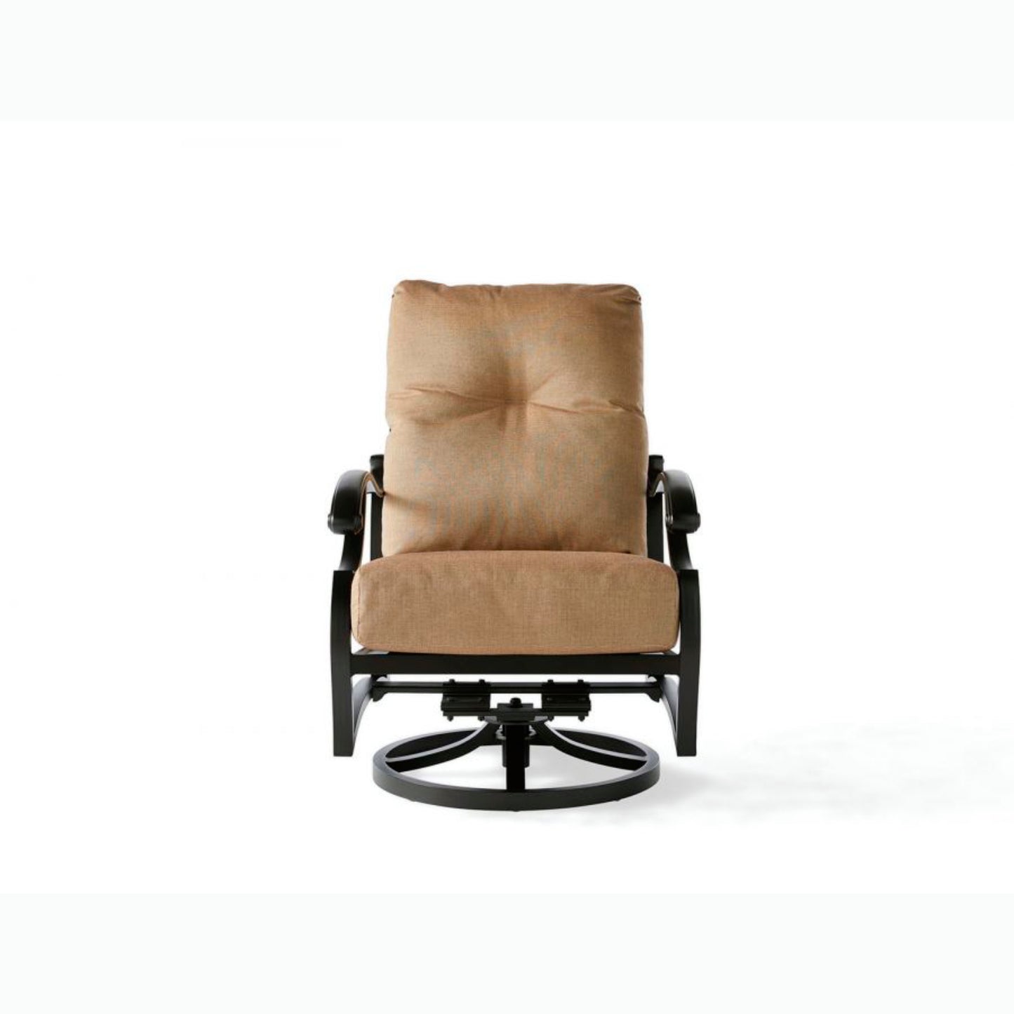 Mallin Volare Cushion Spring Swivel Lounge Chair VO-886 - Autumn Rust / Rochelle Spice