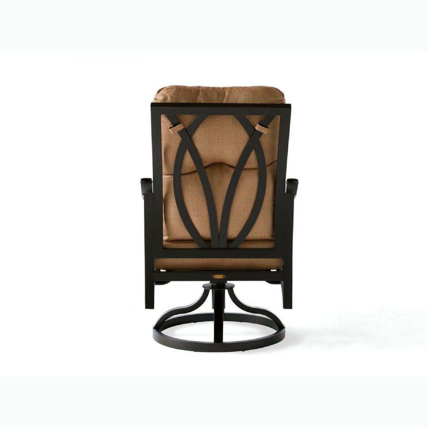 Mallin Volare Cushion Swivel Rocking Dining Arm Chair VO-860 - Autumn Rust / Rochelle Spice