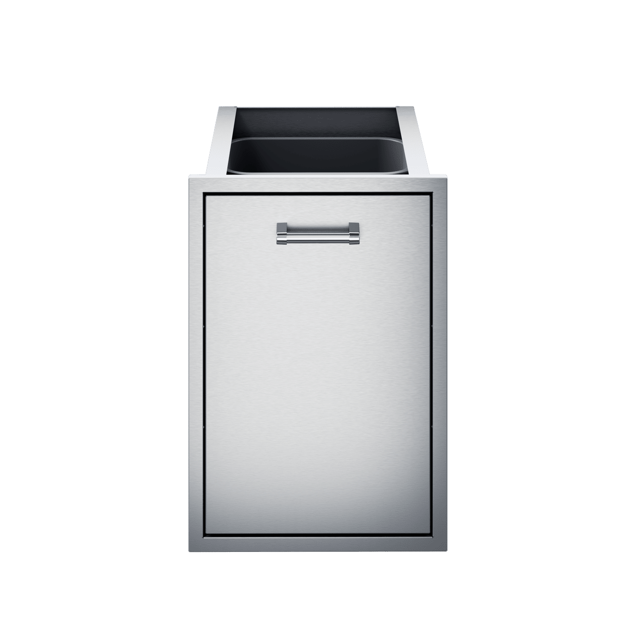 18" Delta Heat Tall Double Trash Drawer (2 Trash Cans Included) DHTD182T-B
