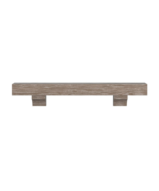 Pearl Mantels 60" Shenandoah Wood Fireplace Mantel Shelf with Corbels 412-60-09 - Farmhouse (Display Model)