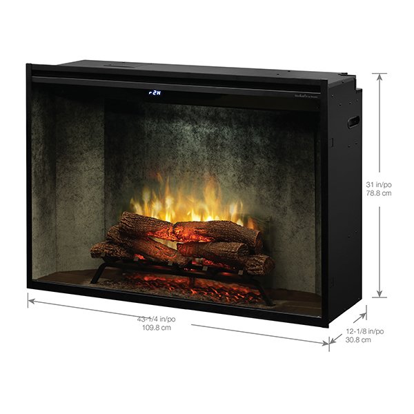 42" Dimplex Revillusion® Electric Fireplace Weathered Concrete 500002411