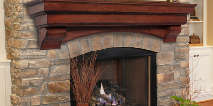 Collection image for: Auburn Wood Mantel Shelves