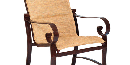 Collection image for: Outdoor Padded Sling High Back Stationary Dining Chairs
