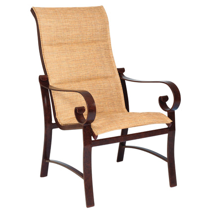 Collection image for: Outdoor Padded Sling High Back Stationary Dining Chairs