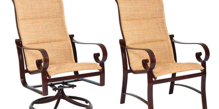 Collection image for: Outdoor Padded Sling High Back Dining Chairs