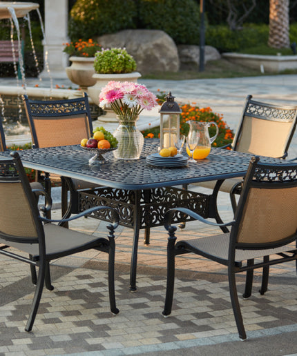 Darlee Series 60 60''W x 60"D x 29"H Square Dining Table 201060-W - Antique Bronze
