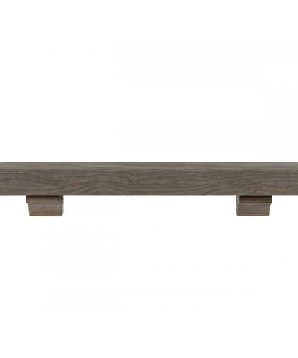 Pearl Mantels 60" Cherokee Wood Fireplace Mantel Shelf with Corbels 355-60-44 - Little River