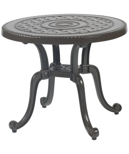 Gensun Florence 3-Piece Woven Bistro Set - Desert Bronze / Chestnut