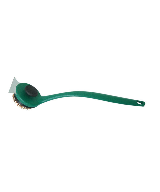 Big Green Egg SpeediClean™ Palmyra Bristle Long-Handle Grid Scrubber 127129