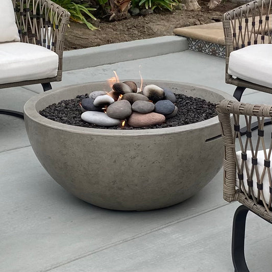 36" American Fyre Designs Fire Bowl Light Bassalt 732-LB-11-M6NC