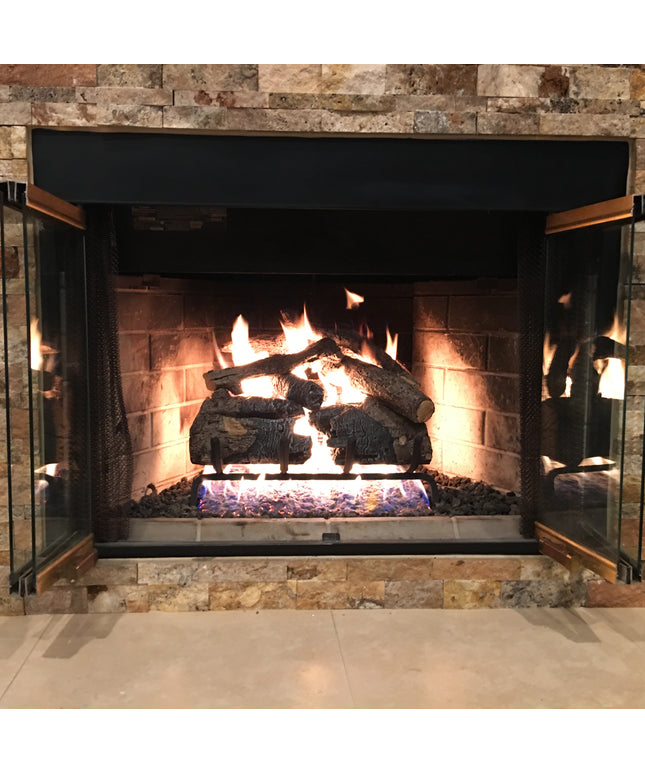 Real Fyre 18" Charred American Oak Logs Only CHAO-18/20 (Burners Sold Separately)