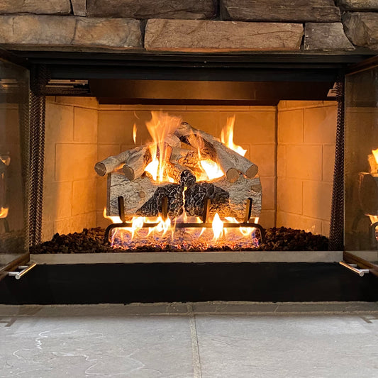 18" Real Fyre Charred Mountain Birch Gas Logs CHMBW-18/20