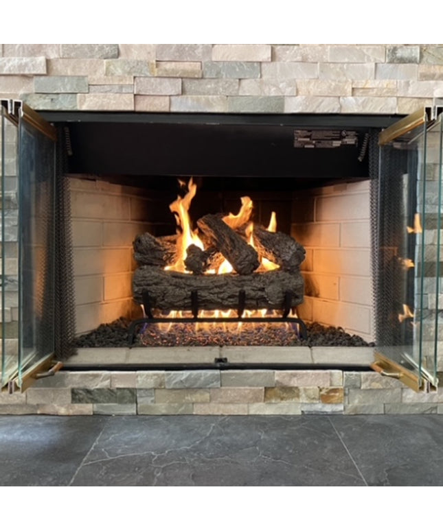 Real Fyre 18" Rustic Oak Logs Only HR-18 (Burners Sold Separately)