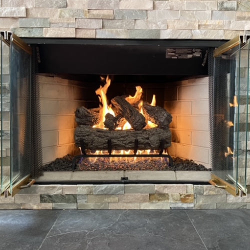 18" Real Fyre Rustic Oak Gas Logs HR-18