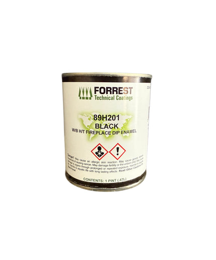 1 Pint Black Out Fireplace Paint - 89H201