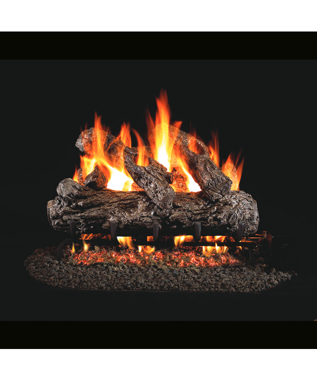 24" Real Fyre Rustic Oak Logs Only HR-24 (Burners Sold Separately)