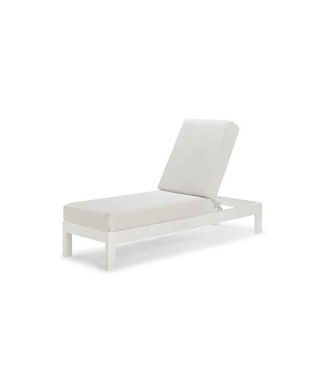 Telescope Leeward MGP Cushion Armless Chaise Lounge 86N0 - Snow / Nurture White