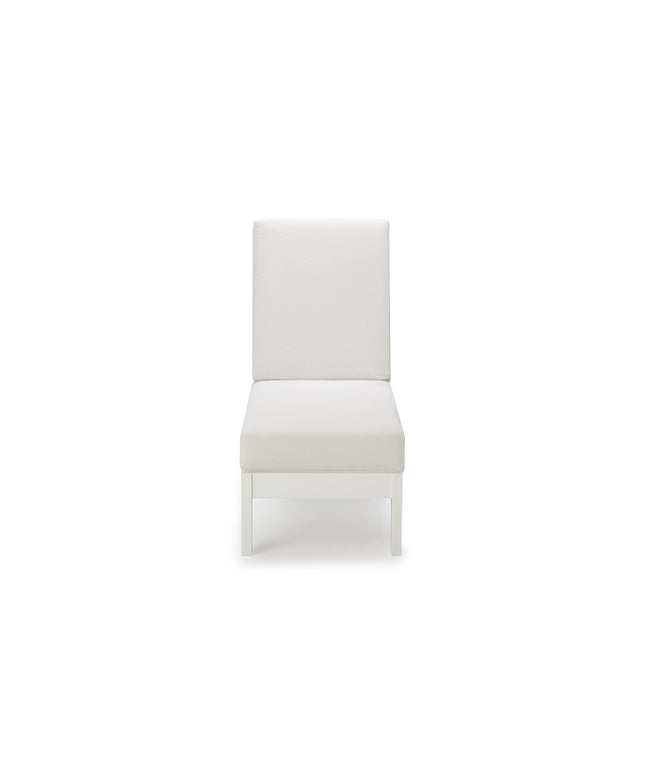 Telescope Leeward MGP Cushion Armless Chaise Lounge 86N0 - Snow / Nurture White