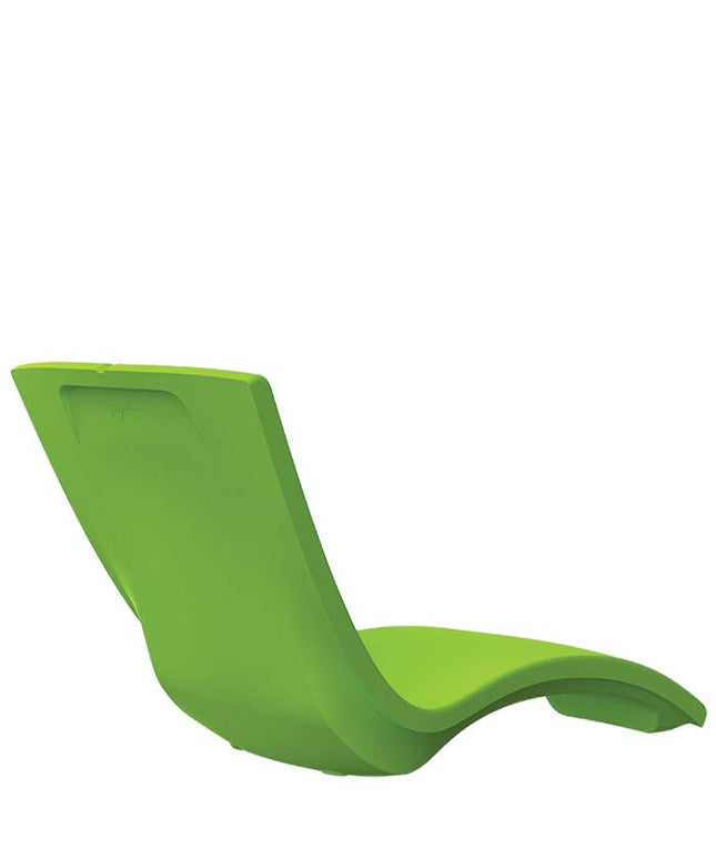 Tropitone Curve Marine Grade Polymer Chaise Lounge 3A1533-04 - Bright Green